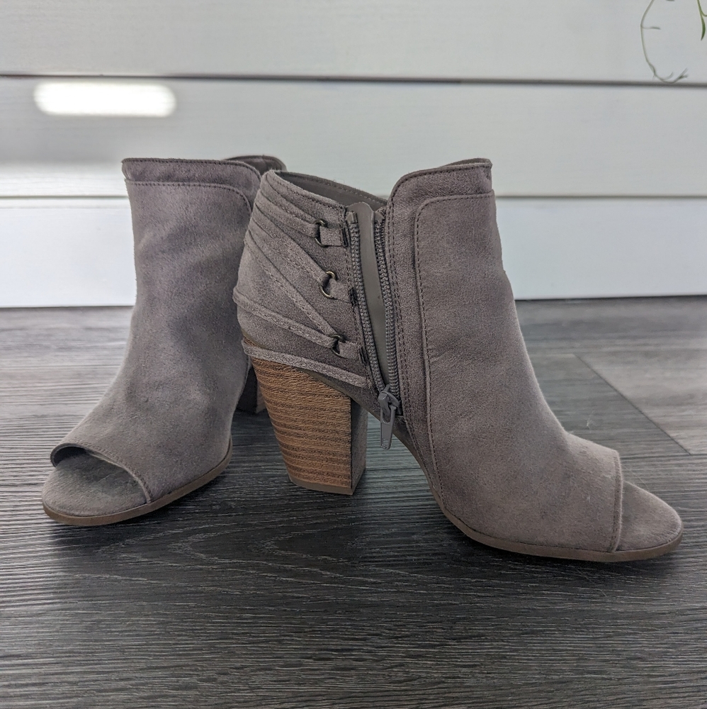 Open Toe Booties